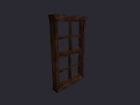 Caen Window Brown Broken 2