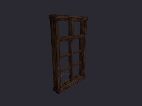 Caen Window Brown Broken 3