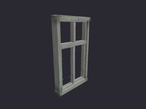 Caen Window White Broken 1