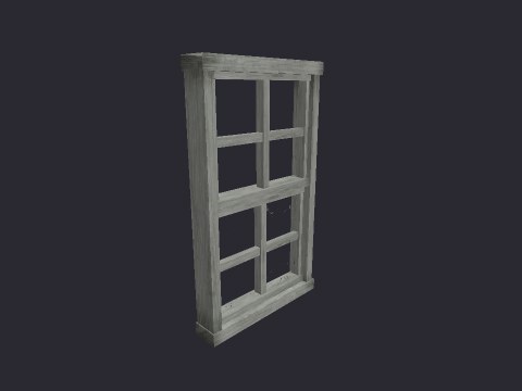 Caen Window White Broken 2