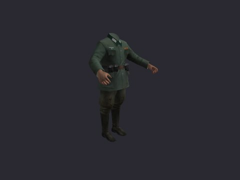 German Normandy Officer
