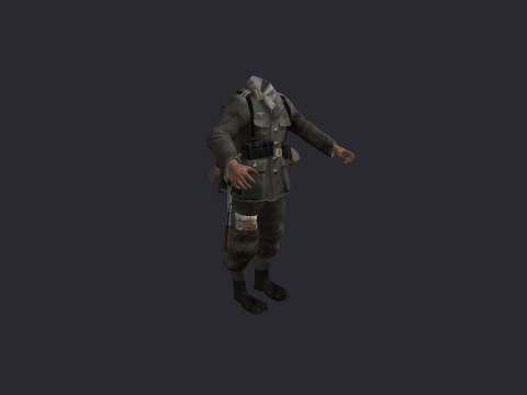 German Normandy Thin Injured