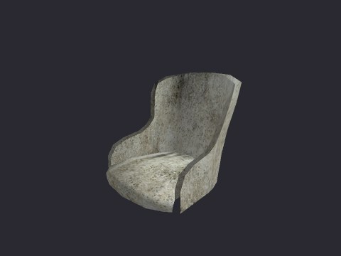 Duhoc Armchair Dirty Red