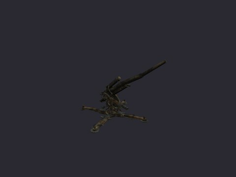 German Artillery Flak88 AA D Static