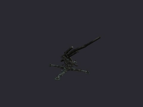 German Artillery Flak88 AA NM D Static