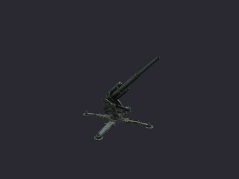 German Artillery Flak88 AA NM Static