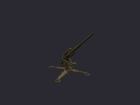German Artillery Flak88 AA Static