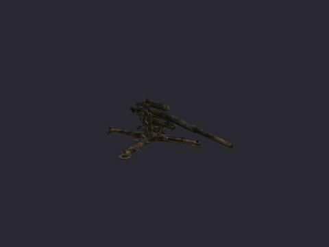 German Artillery Flak88 D Static