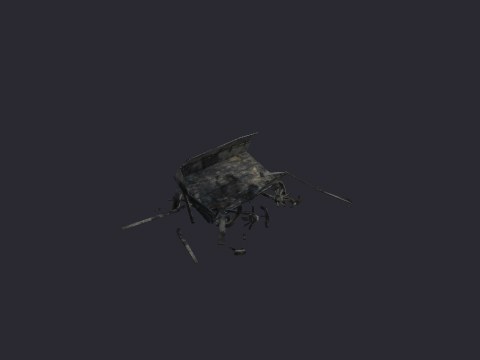 Haycart Destroyed