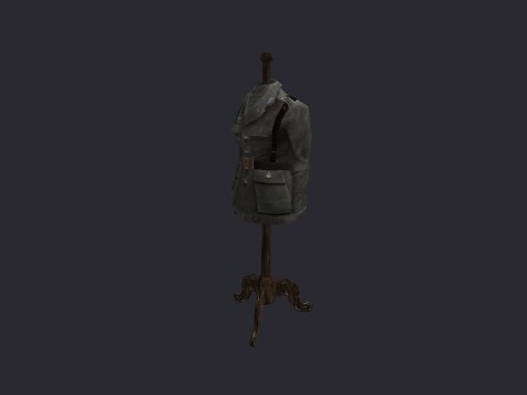 Mannequin Dressform Coat Obj