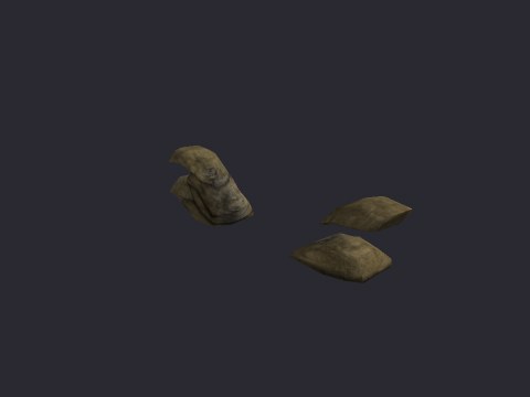 Sandbag Desert Expld Shortsection