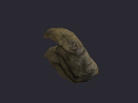 Sandbag Desert Exploded Left