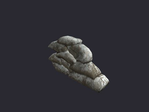 Sandbag Snow Endsection Right