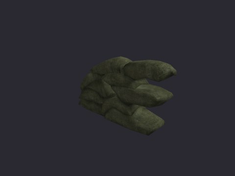 Sandbag Wet Endsection Left