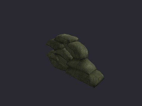 Sandbag Wet Endsection Right