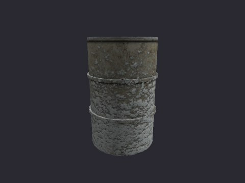 Barrel Silver Snow