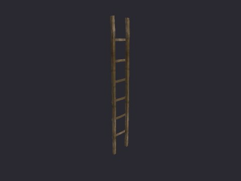 Ladder Wood 14 FT Static