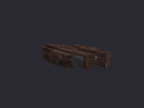 Redbrick Wall Debris 01