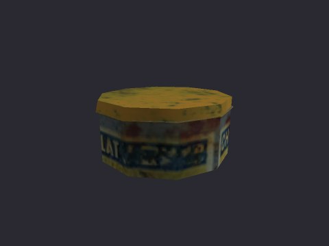 Tinbox Round Flat