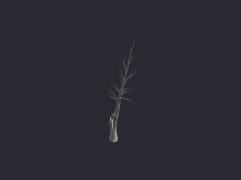 Destroyed Snow Tree A