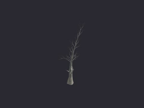 Destroyed Snow Tree B