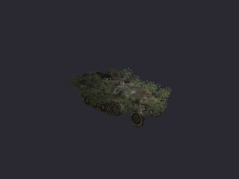 Halftrack MG Brush