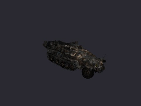 Halftrack MG Woodland D