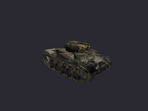 Panzer II Destroyed