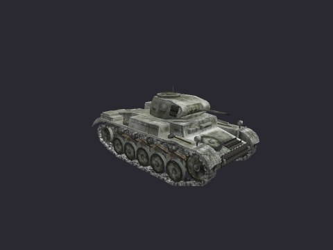 Panzer II Winter Static