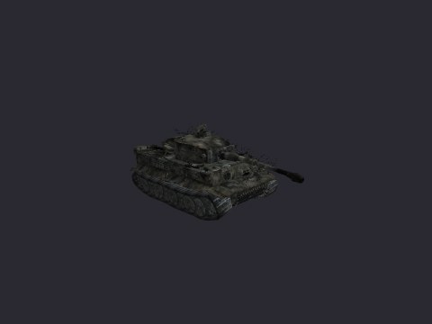 Tiger Woodland D Brush