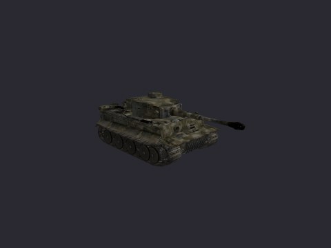 Tiger Woodland Static